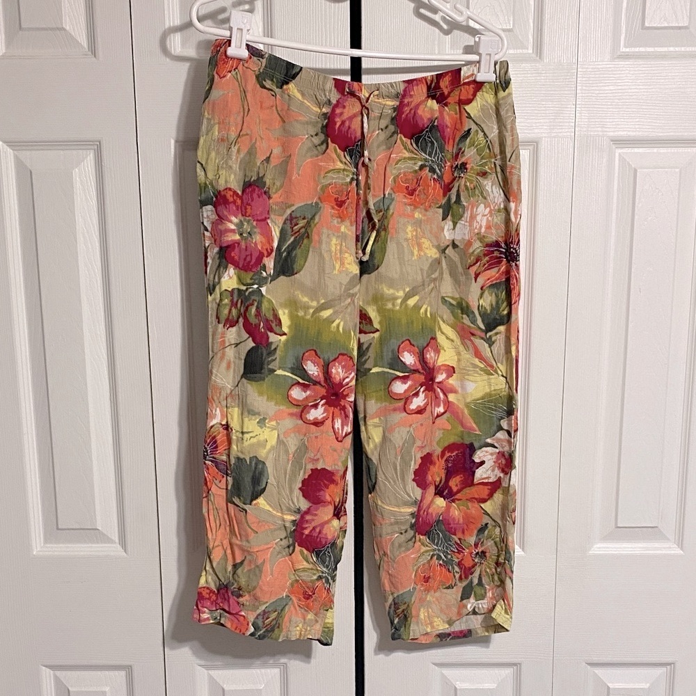 Koret floral casual Capri pants size 16